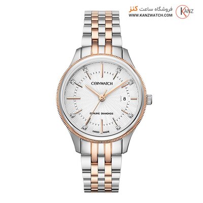 ساعت مچی عقربه ای زنانه کوین واچ (CoinWatch) مدل C199RWH