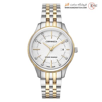 ساعت مچی عقربه ای زنانه کوین واچ (CoinWatch) مدل C199TWH