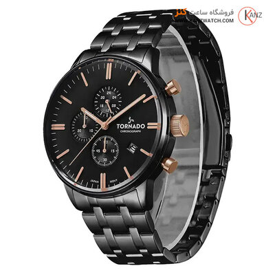 ساعت مردانه تورنادو T6102-BBBBK