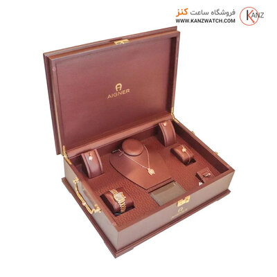 ساعت مچی عقربه ای زنانه اگنر (Aigner) مدل A31699-SET-54