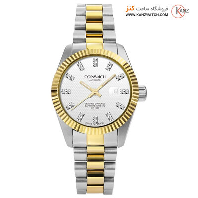 ساعت مچی عقربه ای زنانه کوین واچ (CoinWatch) مدل C110TWX