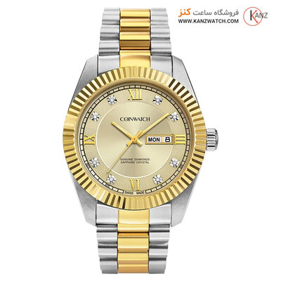 ساعت مچی عقربه ای مردانه کوین واچ (CoinWatch) مدل C129TCM