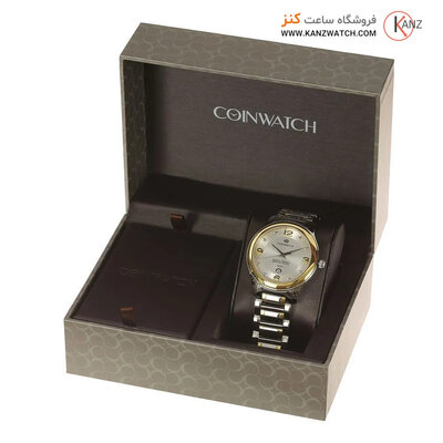 ساعت مچی عقربه ای مردانه کوین واچ (CoinWatch) مدل C132TSN