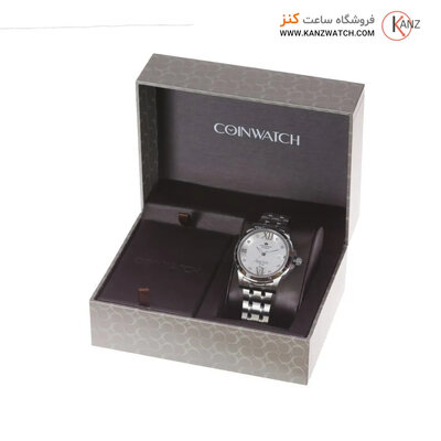 ساعت مچی عقربه ای مردانه کوین واچ (CoinWatch) مدل C140SWH
