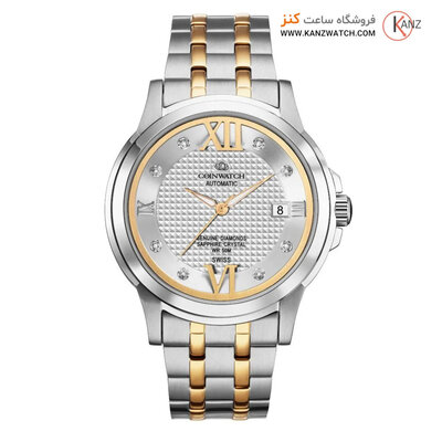 ساعت مچی عقربه ای مردانه کوین واچ (CoinWatch) مدل C140TWH