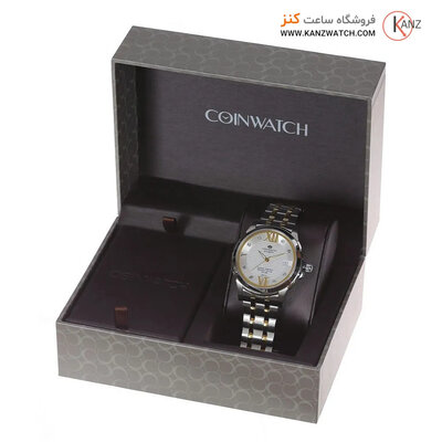 ساعت مچی عقربه ای مردانه کوین واچ (CoinWatch) مدل C140TWH