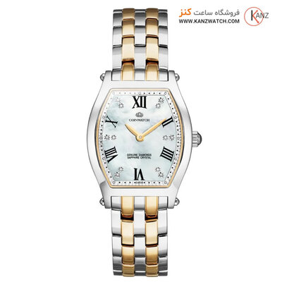 ساعت مچی عقربه ای زنانه کوین واچ (CoinWatch) مدل C145TWH