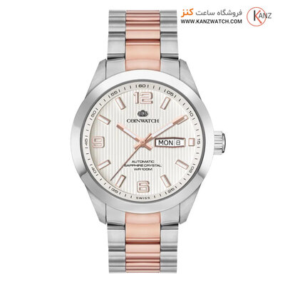 ساعت مچی عقربه ای مردانه کوین واچ (CoinWatch) مدل C151RWH