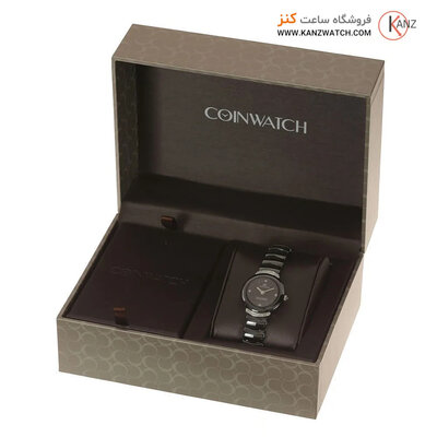 ساعت مچی عقربه ای زنانه کوین واچ (CoinWatch) مدل C162SBK