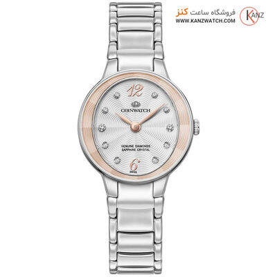 ساعت مچی عقربه ای زنانه کوین واچ (CoinWatch) مدل C175SRG
