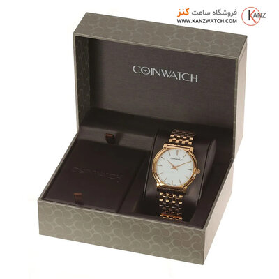 ساعت مچی عقربه ای مردانه کوین واچ (CoinWatch) مدل C177RWH