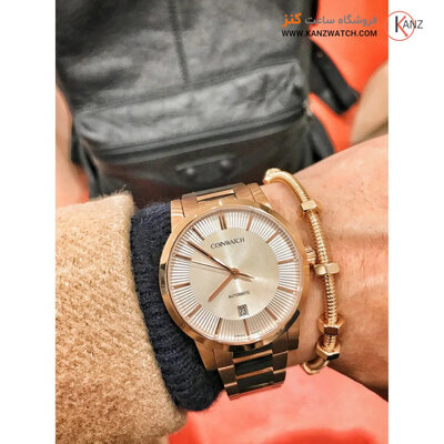 ساعت مچی عقربه ای مردانه کوین واچ (CoinWatch) مدل C179RWH