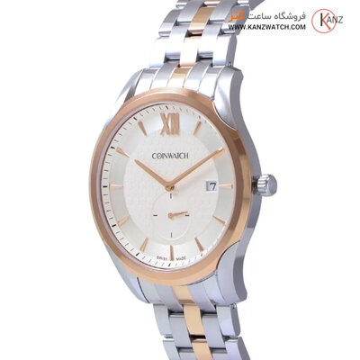 ساعت مچی عقربه ای مردانه کوین واچ (CoinWatch) مدل C192RWH