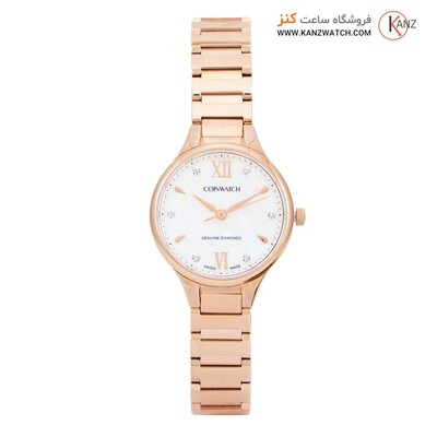 ساعت مچی عقربه ای زنانه کوین واچ (CoinWatch) مدل C194RWH